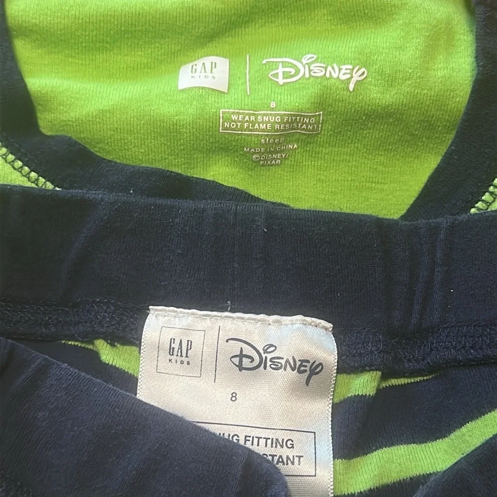 Gap x Disney Boys Monsters Inc Pajamas Sz 8